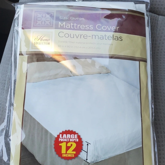 Home Collection Queen Mattress Cover Protector 60x80 - Picture 1 of 2